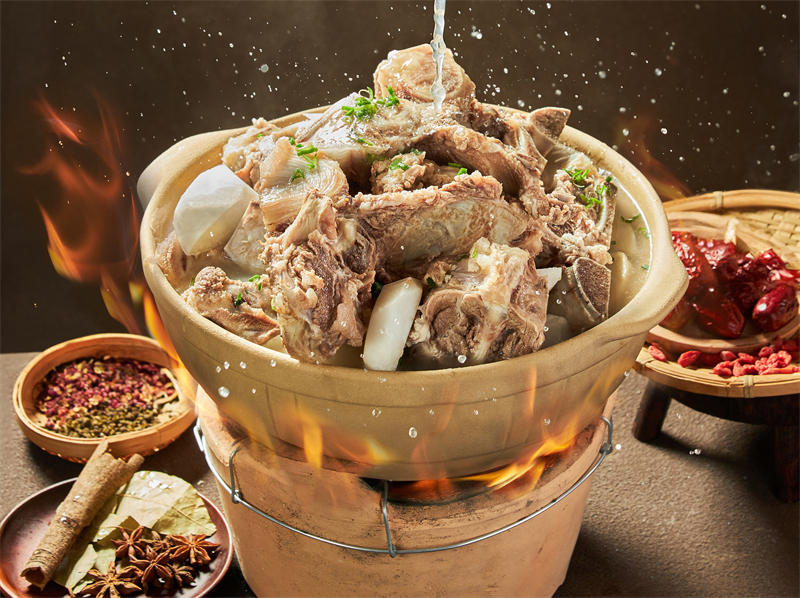 砂锅牛骨
